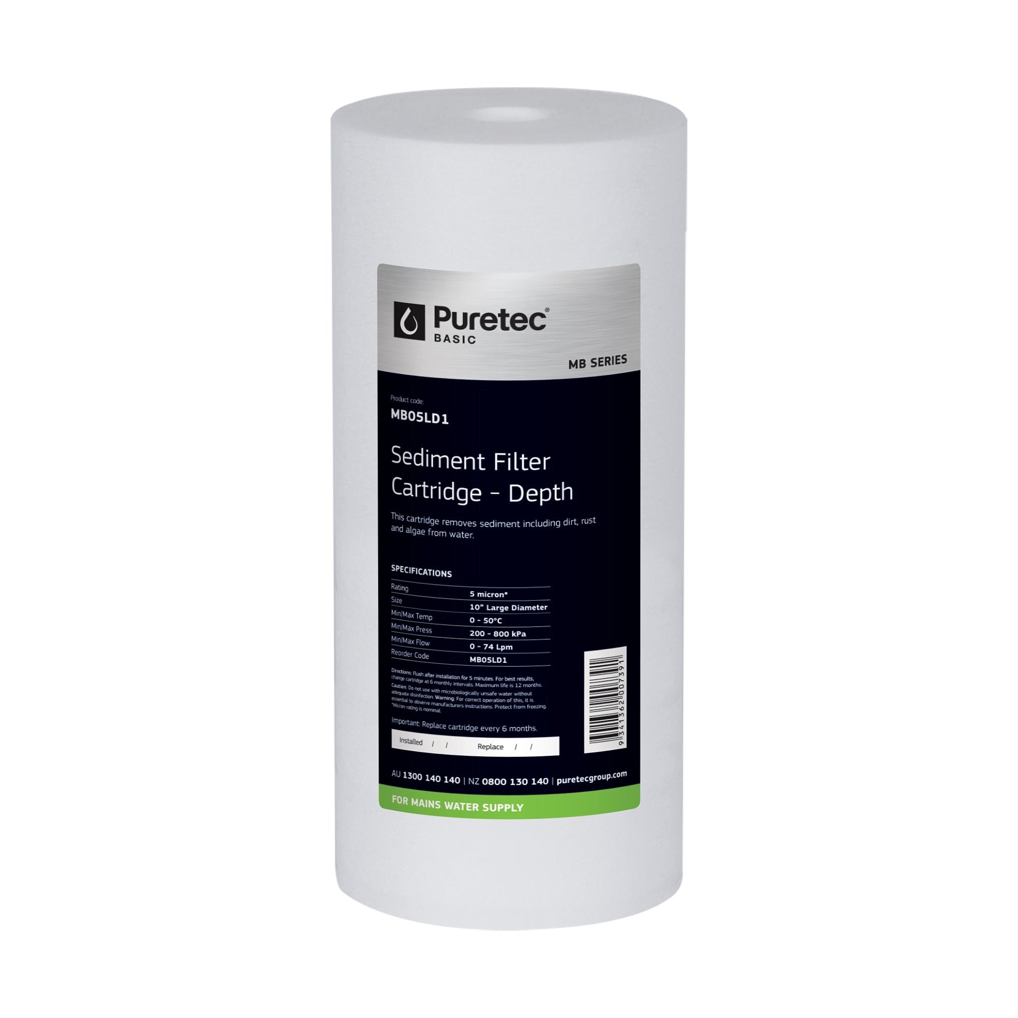 10 inch jumbo Polyspun water filter cartridge