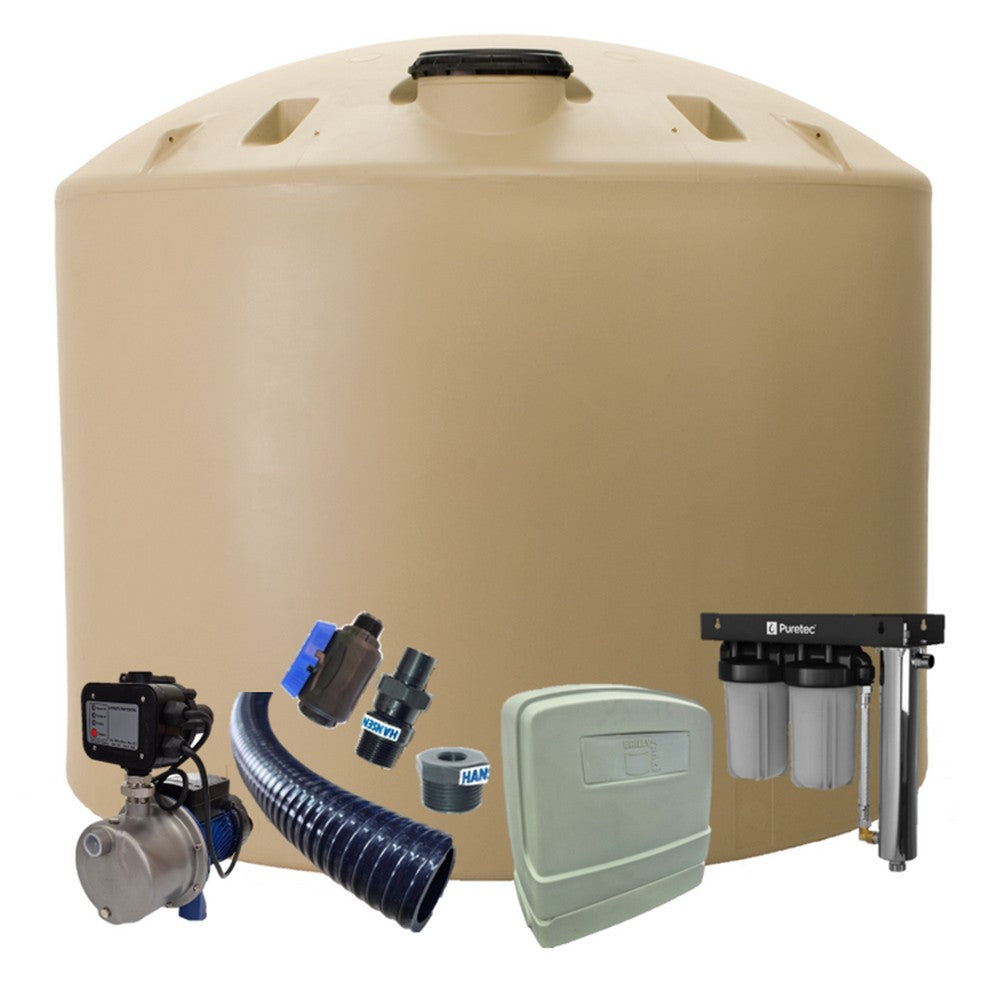25,000L water tank package