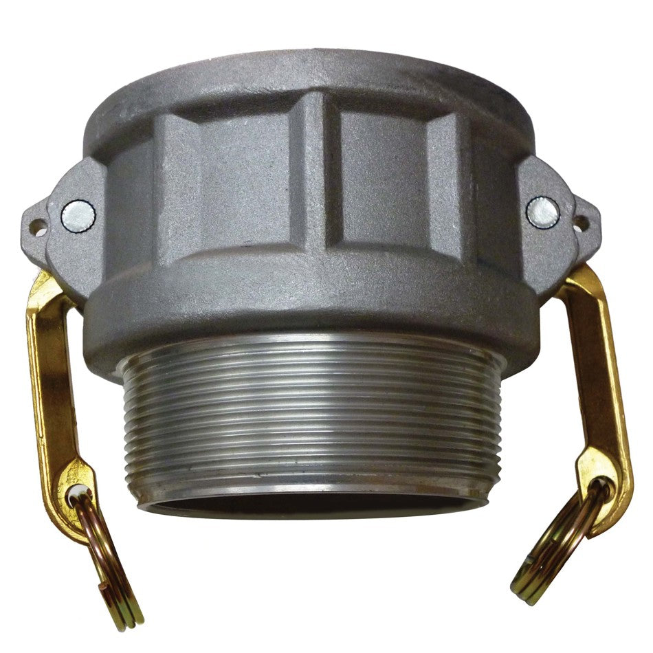 Aluminium female coupling to male BSP thread B type camlock fitting