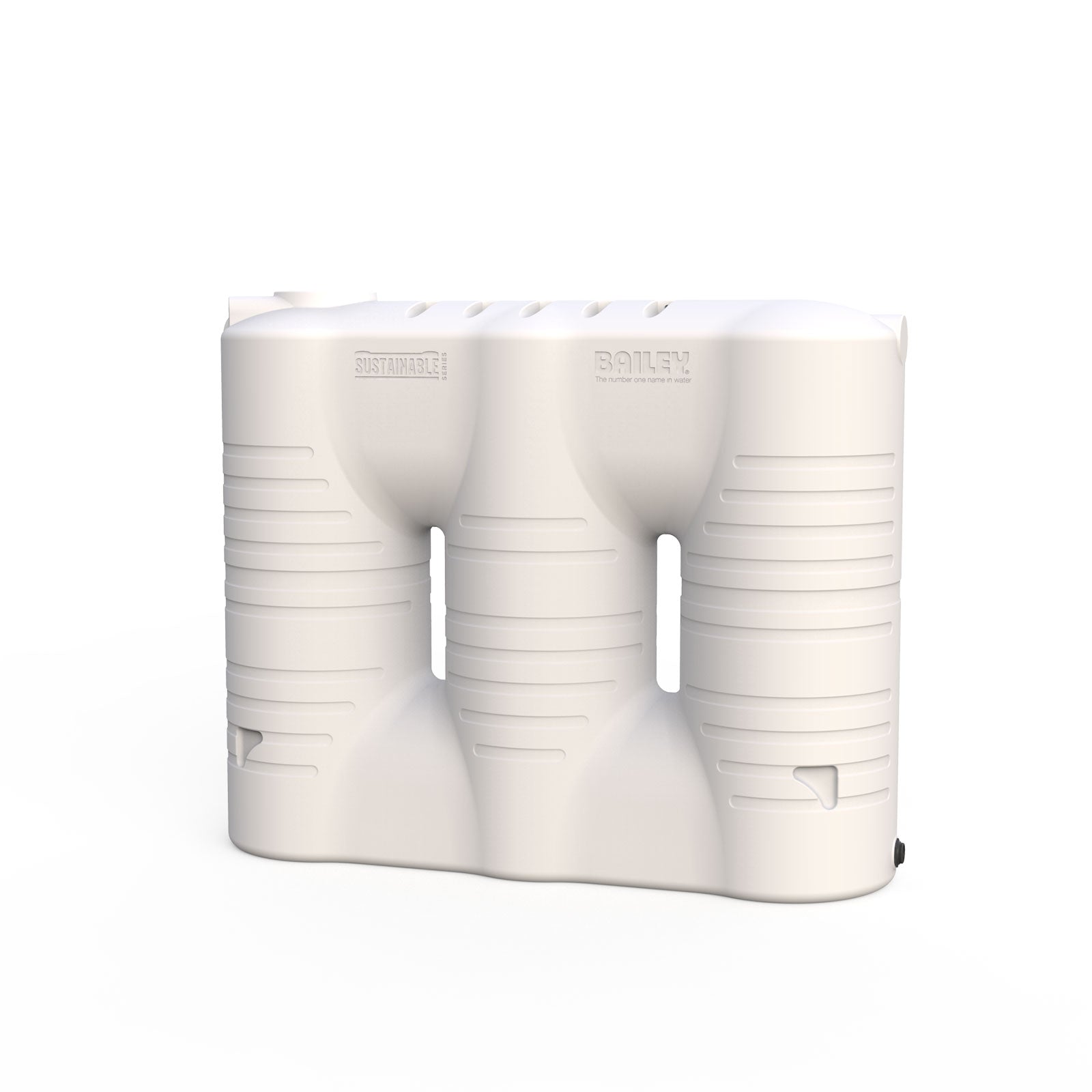 White 2000L Slimline Water Tank