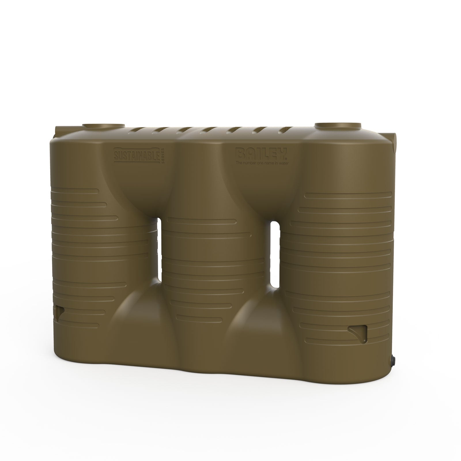 Bronze Olive 3000L Slimline Water Tank