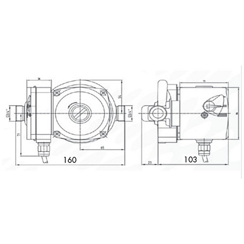 Bianco hot water booster pump diagram