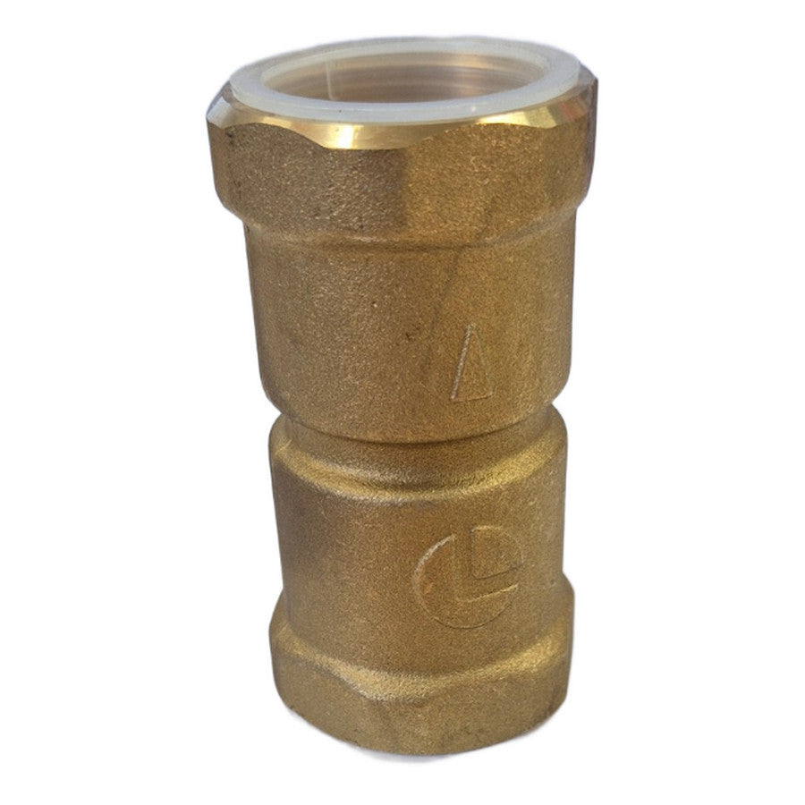 Brass foot valve fitting