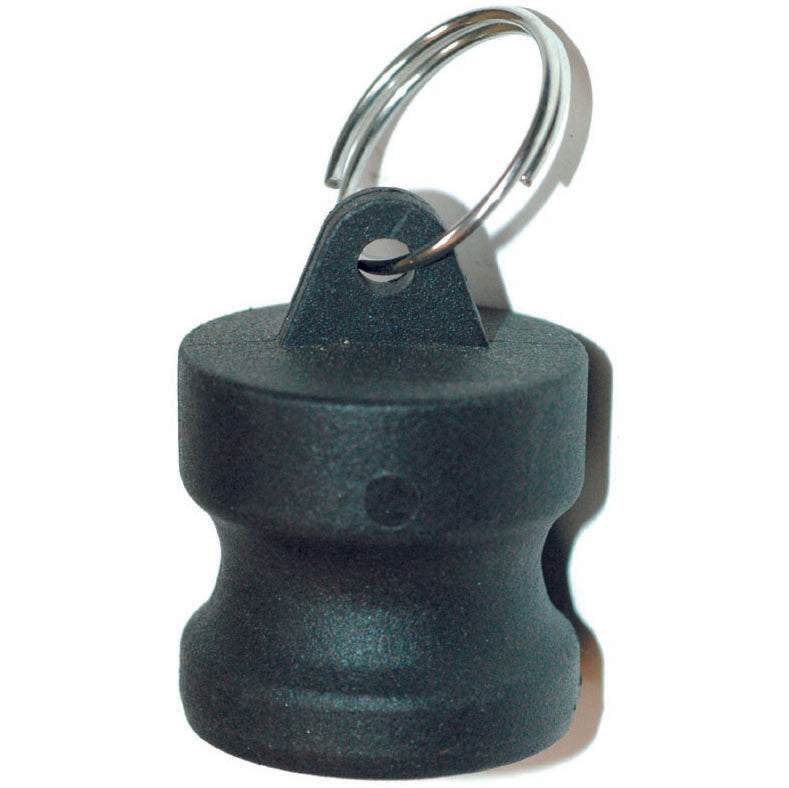 Polypropylene camlock dust plug
