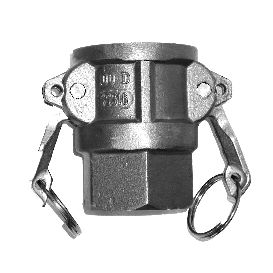 Stainless steel type D camlock