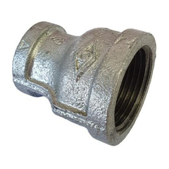 Galvanised reducing socket fitting