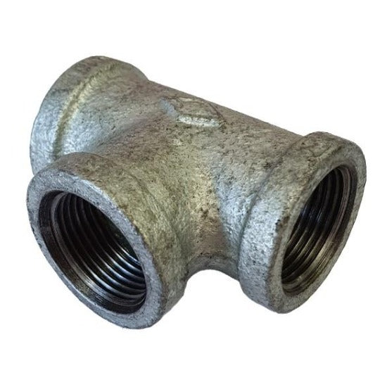 Galvanised tee fitting