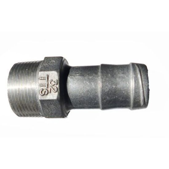 Aluminium male hosetail fitting