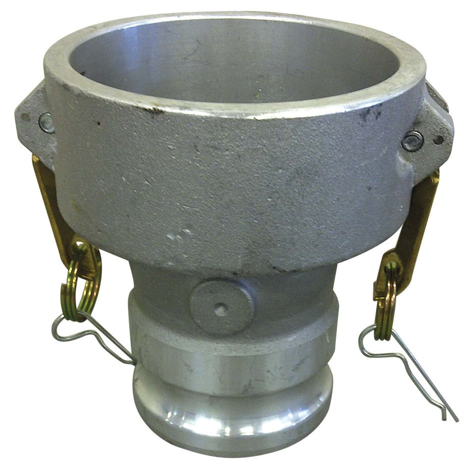Aluminium D type to A type reducing camlock fitting