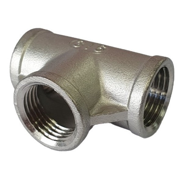 Stainless steel tee fitting