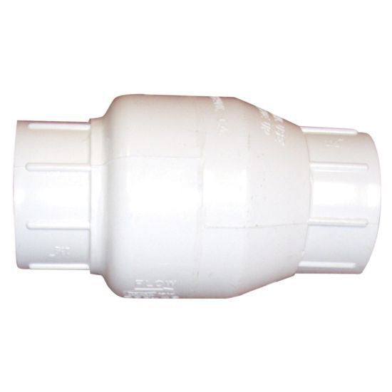 PVC swing check valve fitting