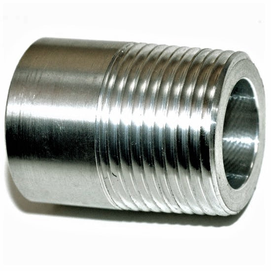 Aluminium weld nipple fitting