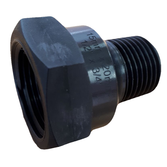 Hansen male to female adaptor fitting
