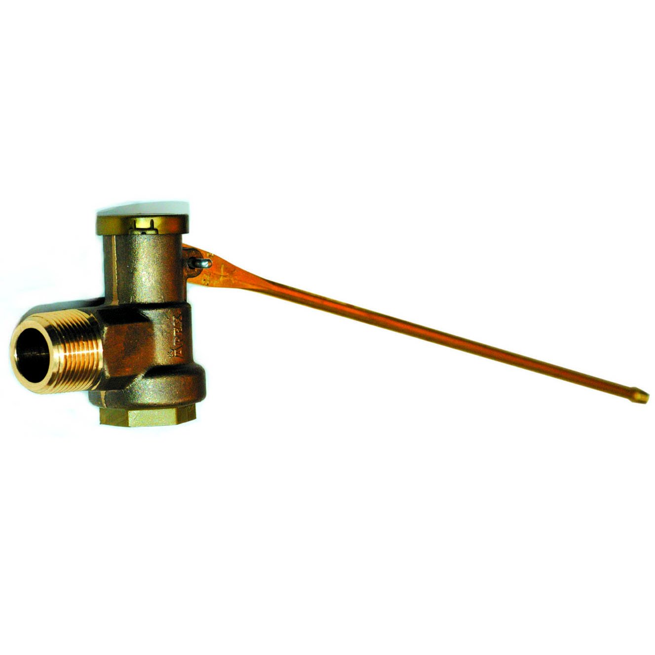 Brass ballcock valve with float