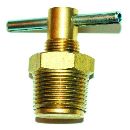 Brass drain cock fitting