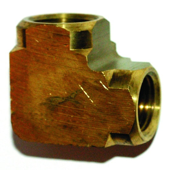 Brass female female 90 degree elbow fitting