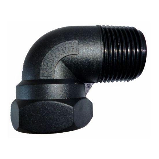Hansen male female elbow fitting