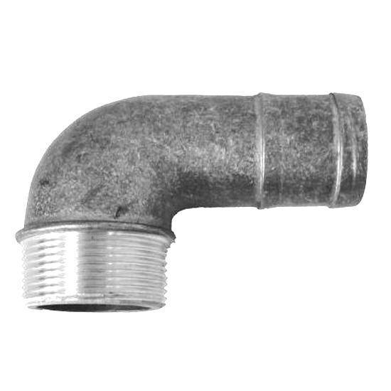 Aluminium 90 degree male hosetail elbow fittng