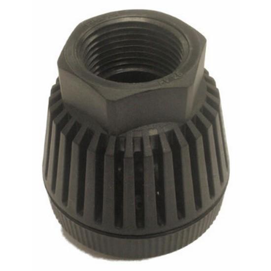 Hansen foot valve with screw cap