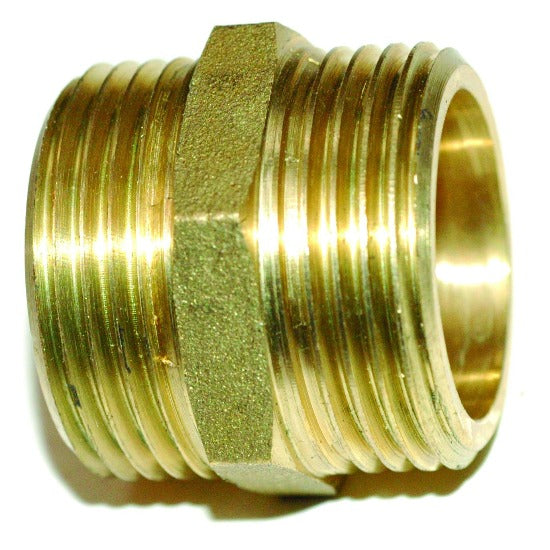 Brass crox hex nipple fitting