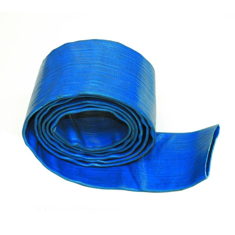 Blue light duty layflat PVC hose