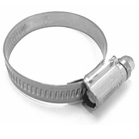 Stainless steel worm drive hose clamp fitting