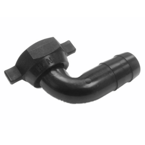 Hansen nut elbow hosetail fitting