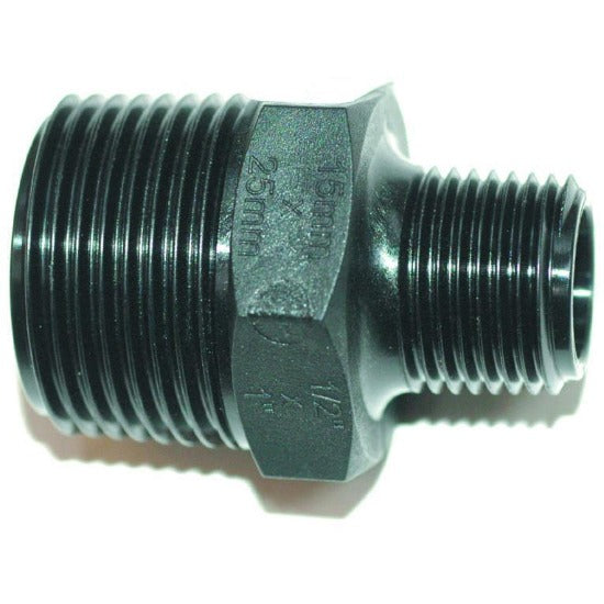 Hansen reducing hex nipple fitting