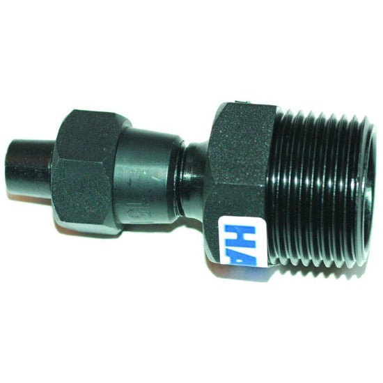 Hansen reinforced nylon male reducing hose joiner
