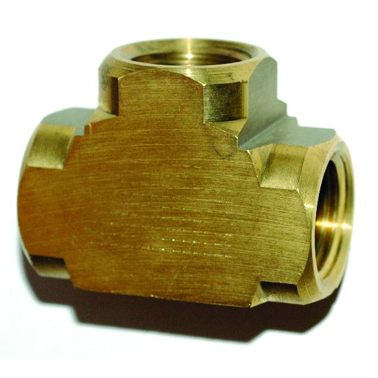 Brass female tee fitting