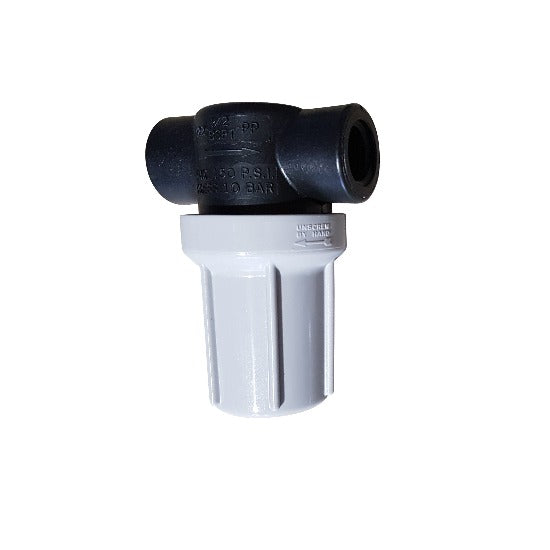 Small line strainer/inline filter