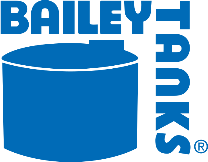 The blue Bailey Tanks logo