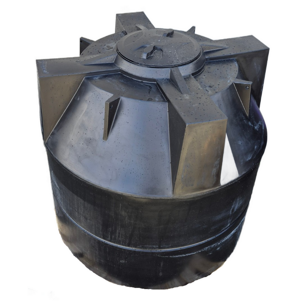 Top view of 1100L plastic blackwater holding tank