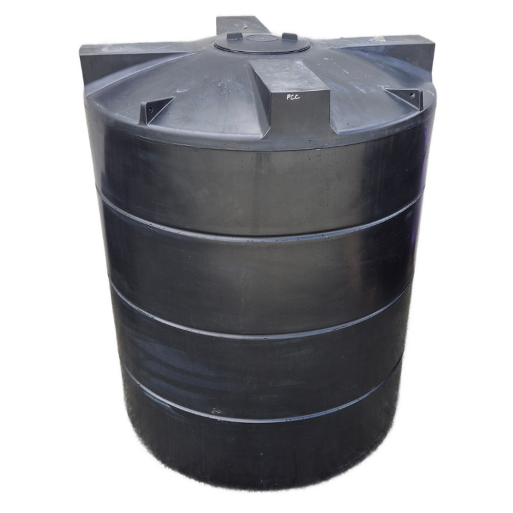 Top view of plastic 2100L blackwater holding tank