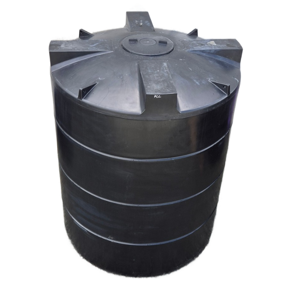 Top view of plastic 2100L blackwater holding tank