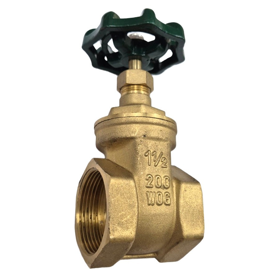 Side view of Brass Gate Valve