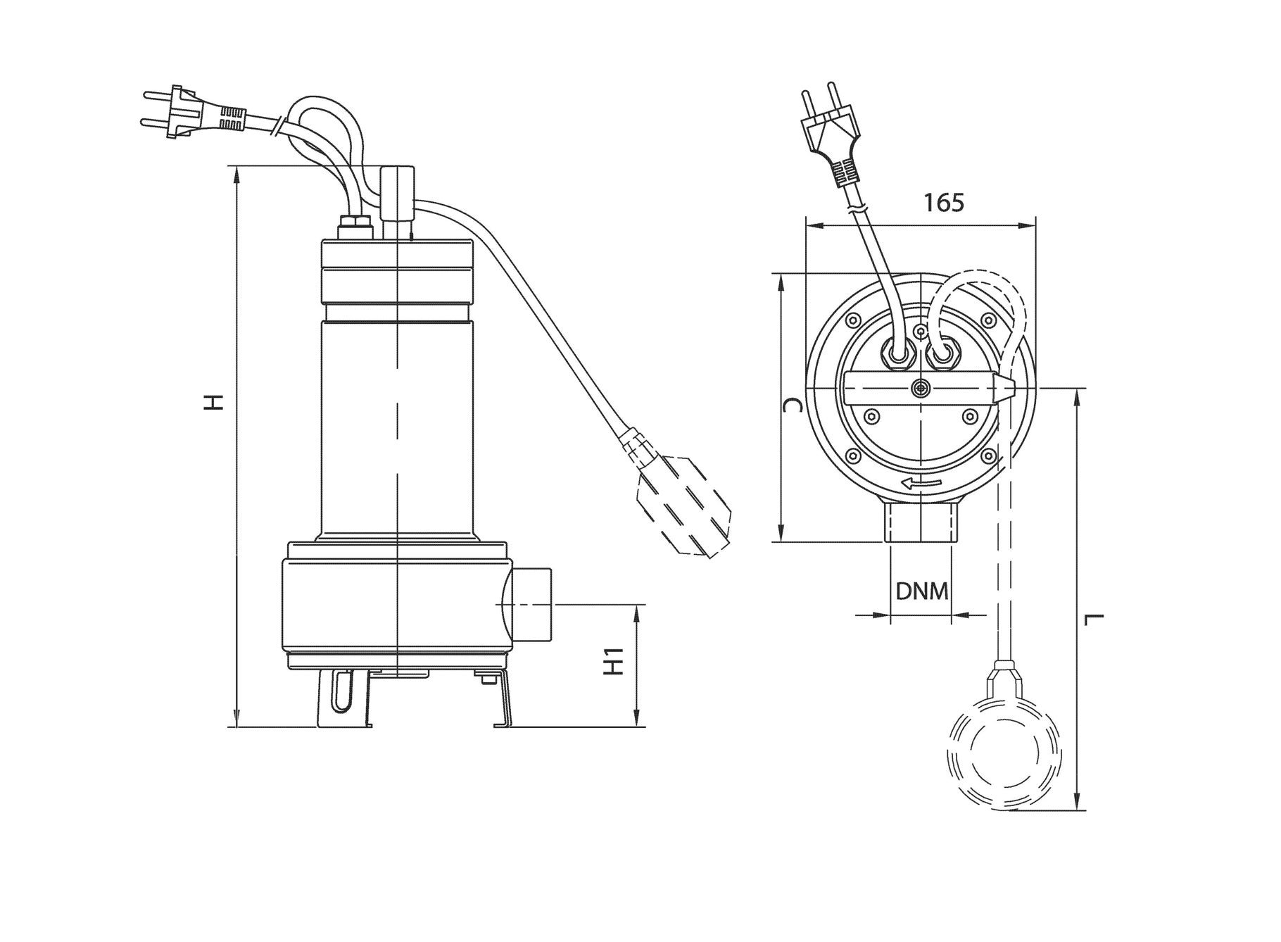 Davies submersible pump diagram