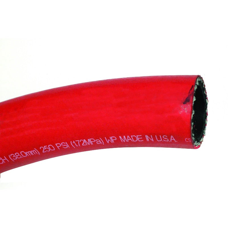 High pressure red rubber oil delivery hose