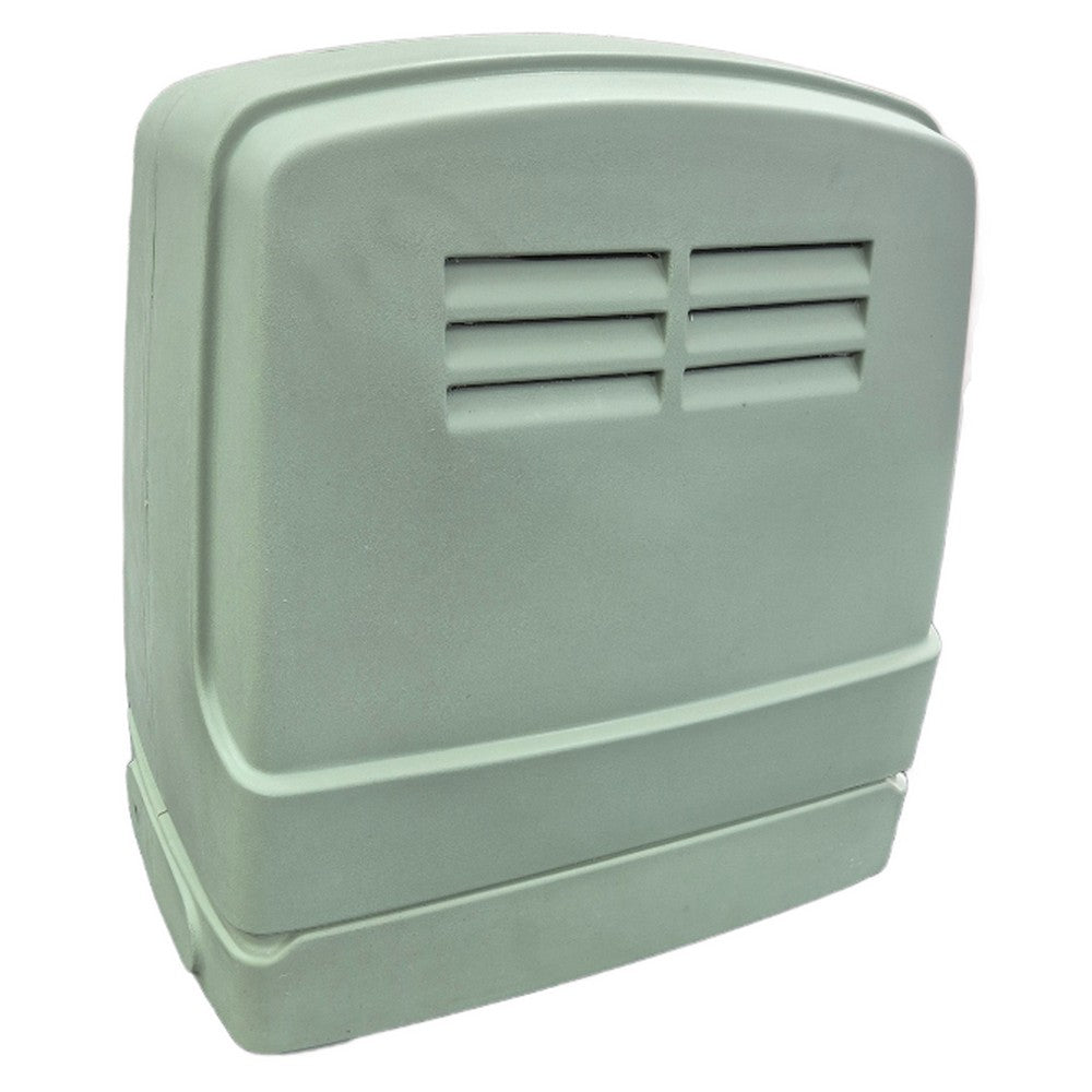 Rear view of Mist Green Pump Cover