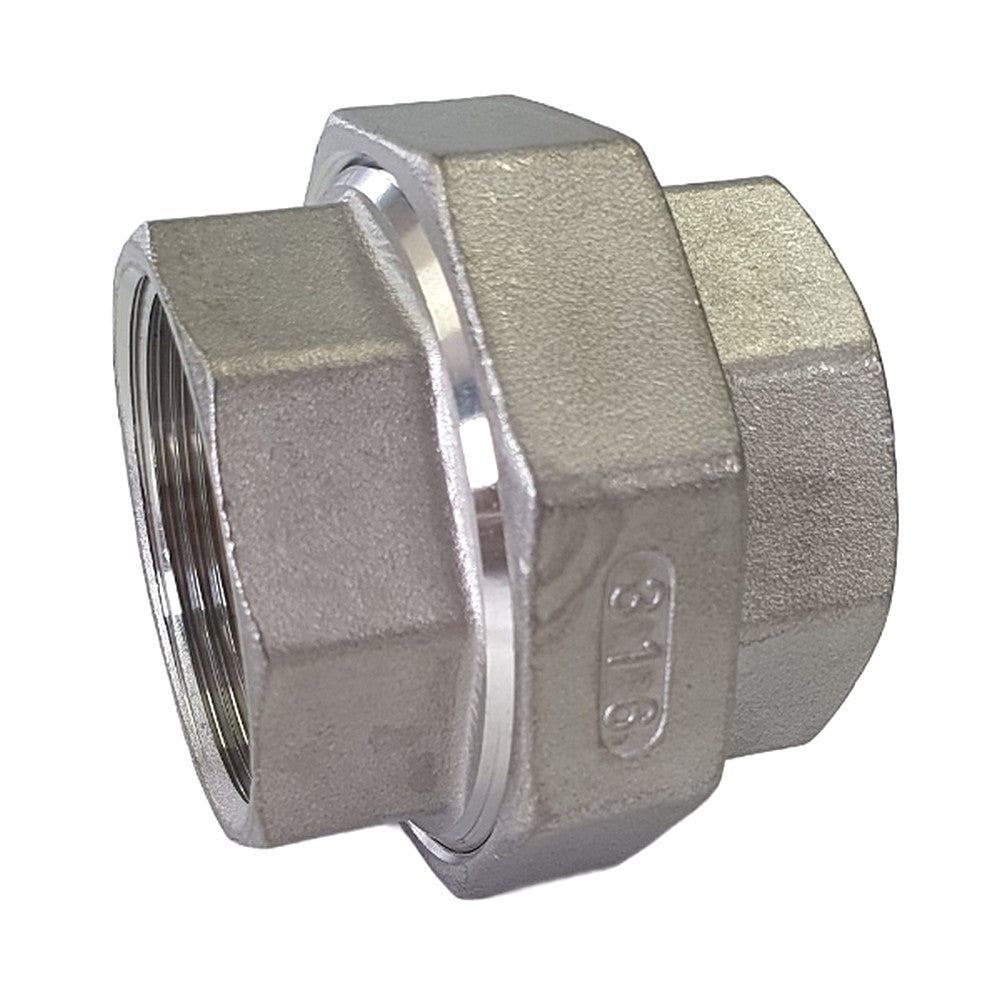 Stainless steel union fitting