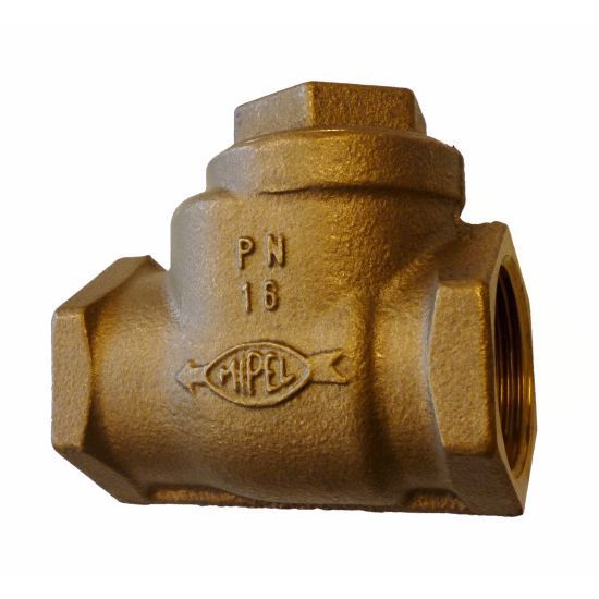 Bronze swing check valve fitting