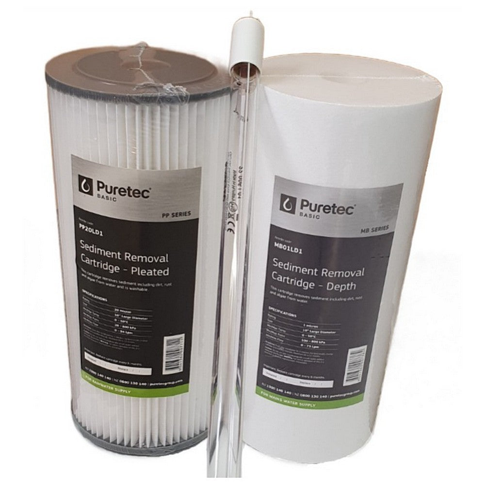 Puretec Rf50 Filter UV Lamp and Filter Kit - Puretec Hybrid G8, R3 and WU100