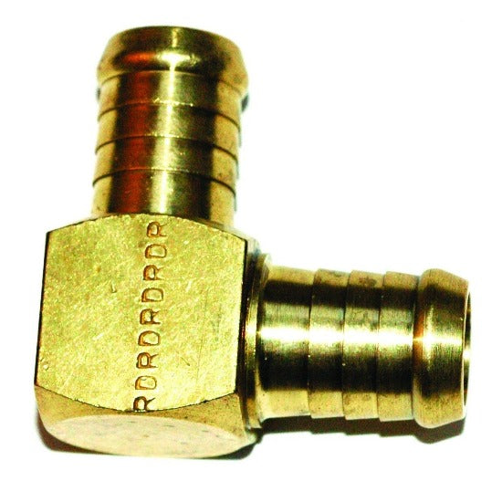Brass airline 90 degree hose joiner elbow fitting