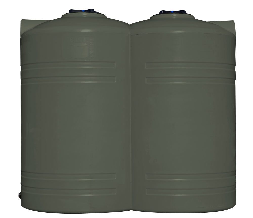 Bailey 5,000L slimline slate grey water tank
