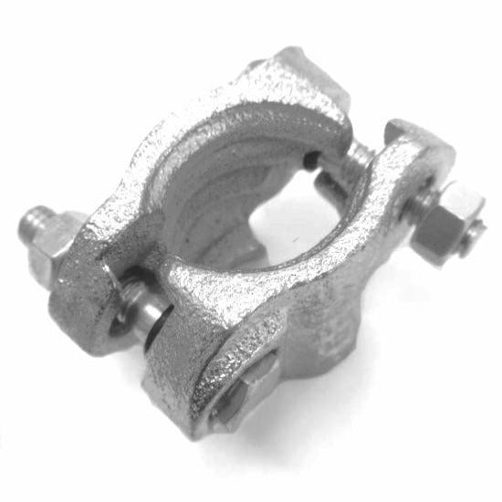 Zinc plated cast iron 2 bolt claw clamp fitting