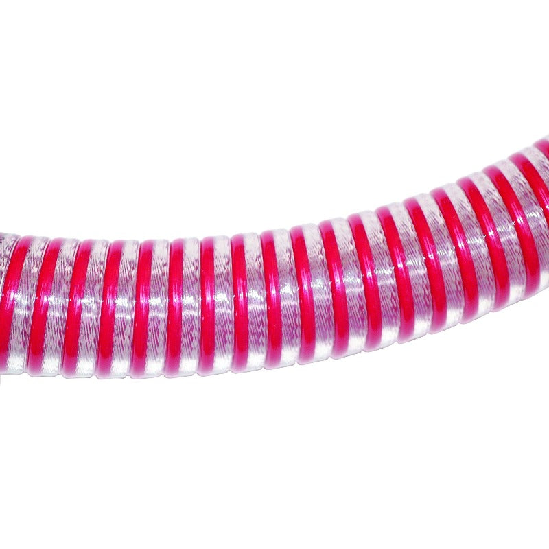 Food grade PVC suction hose with red spiral helix