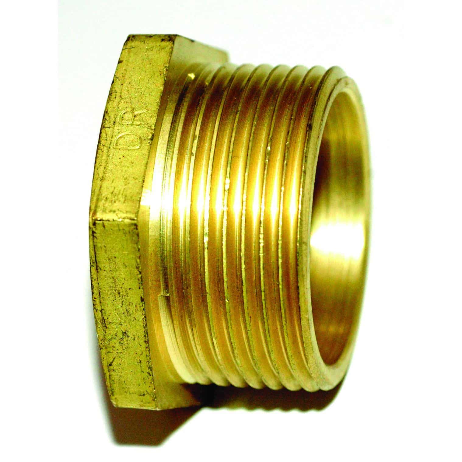 Brass crox plug fitting
