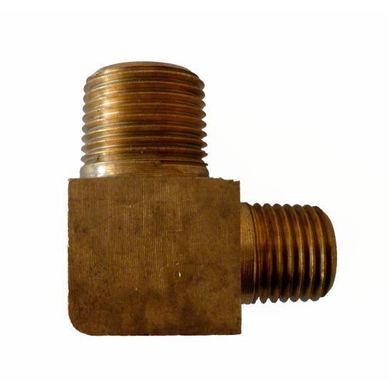 Brass male male reducing elbow fitting