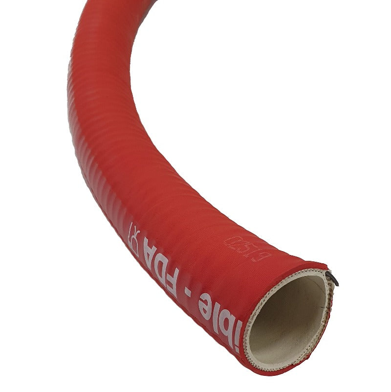 Rubber food grade suction and delivery hose